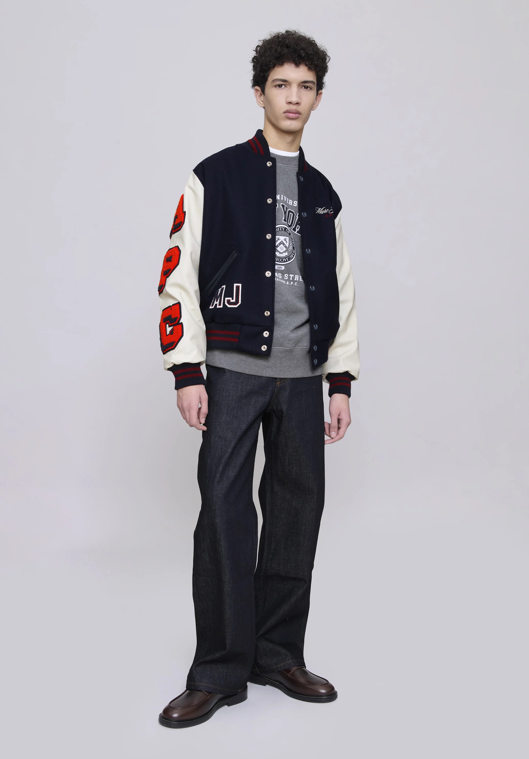 A.P.C. x Marc Jacobs. The  Varsity Jacket - Image 7