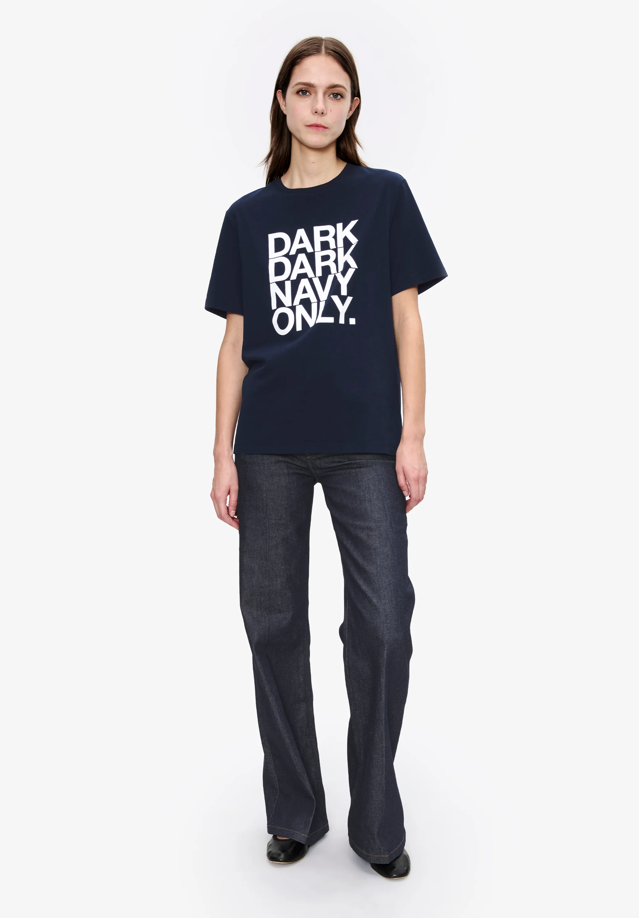 Dark dark navy only T-shirt - Image 6