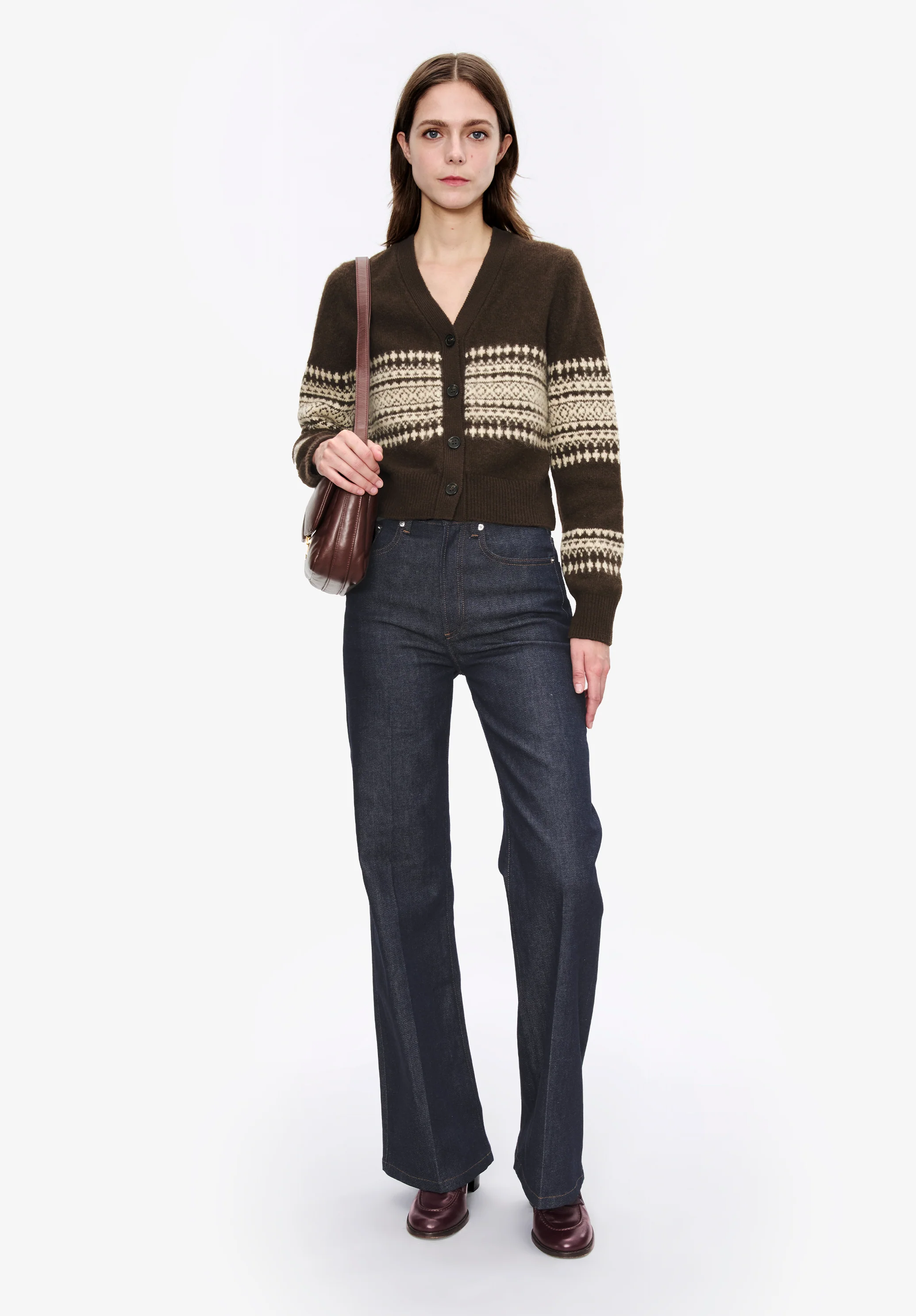 Jacquard-motif cardigan - Image 2
