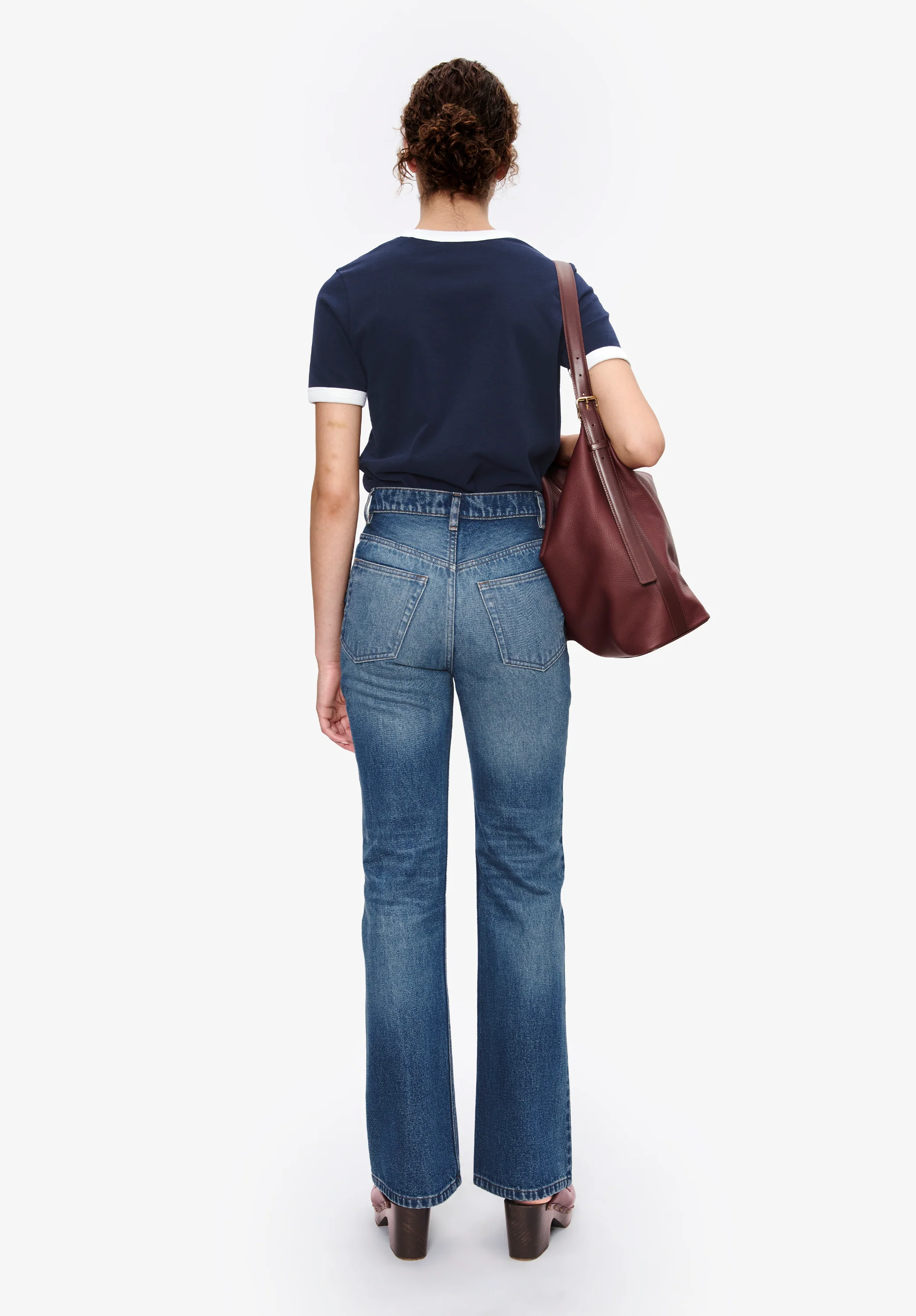 Ringer crop T-shirt - Image 3