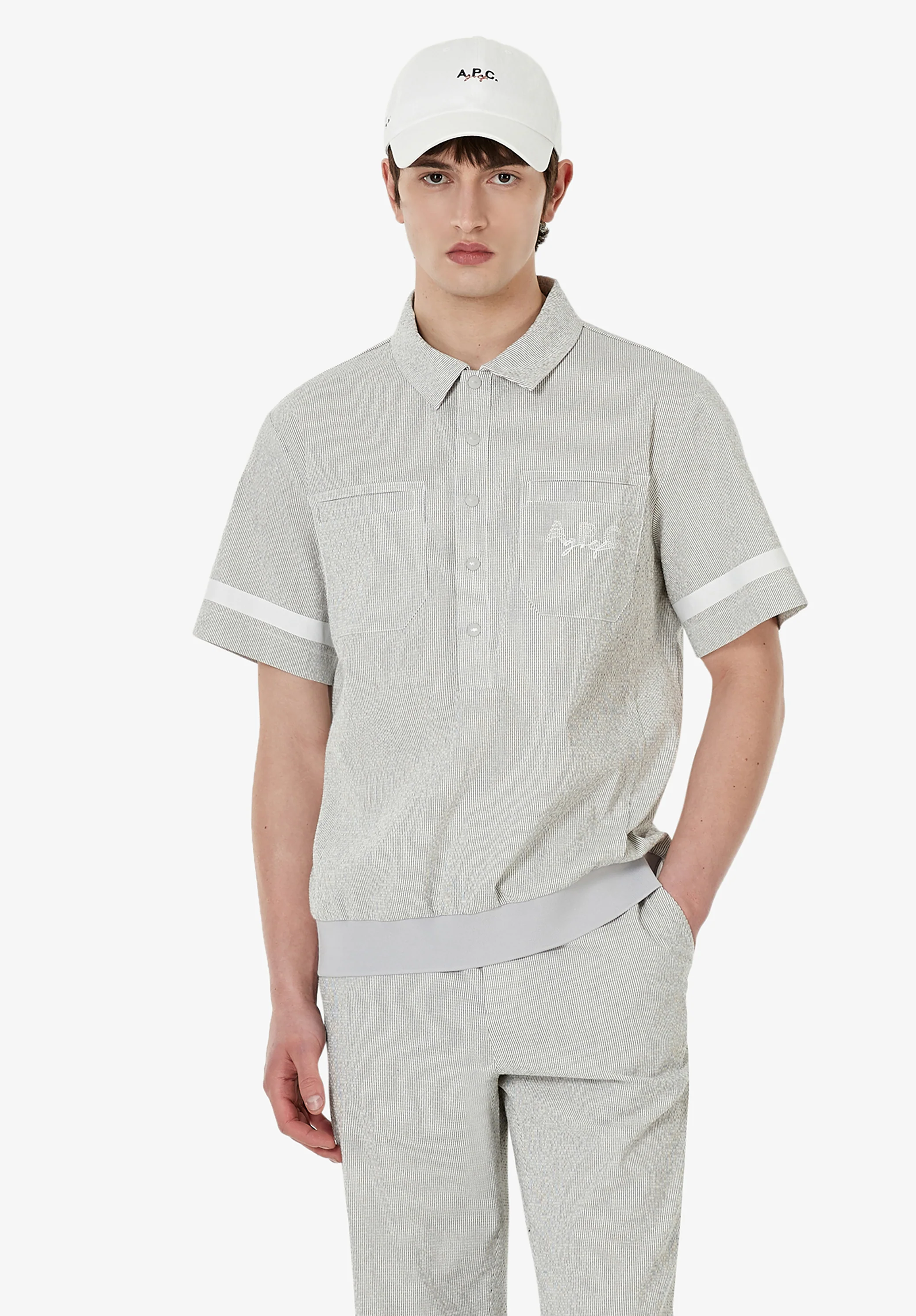 Seersucker polo A.P.C. Golf - Image 8