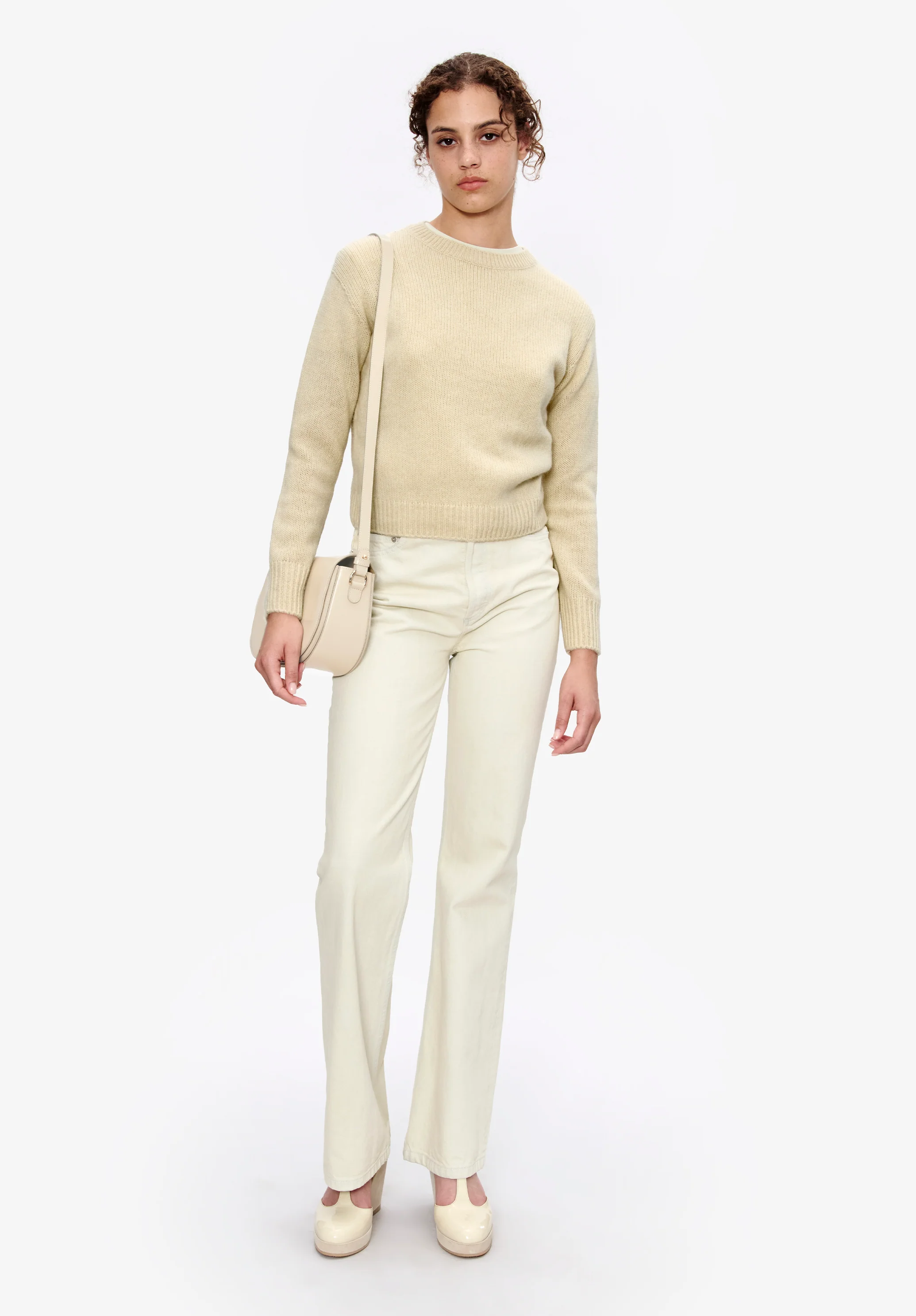 Short crew neck jumper - Image 2