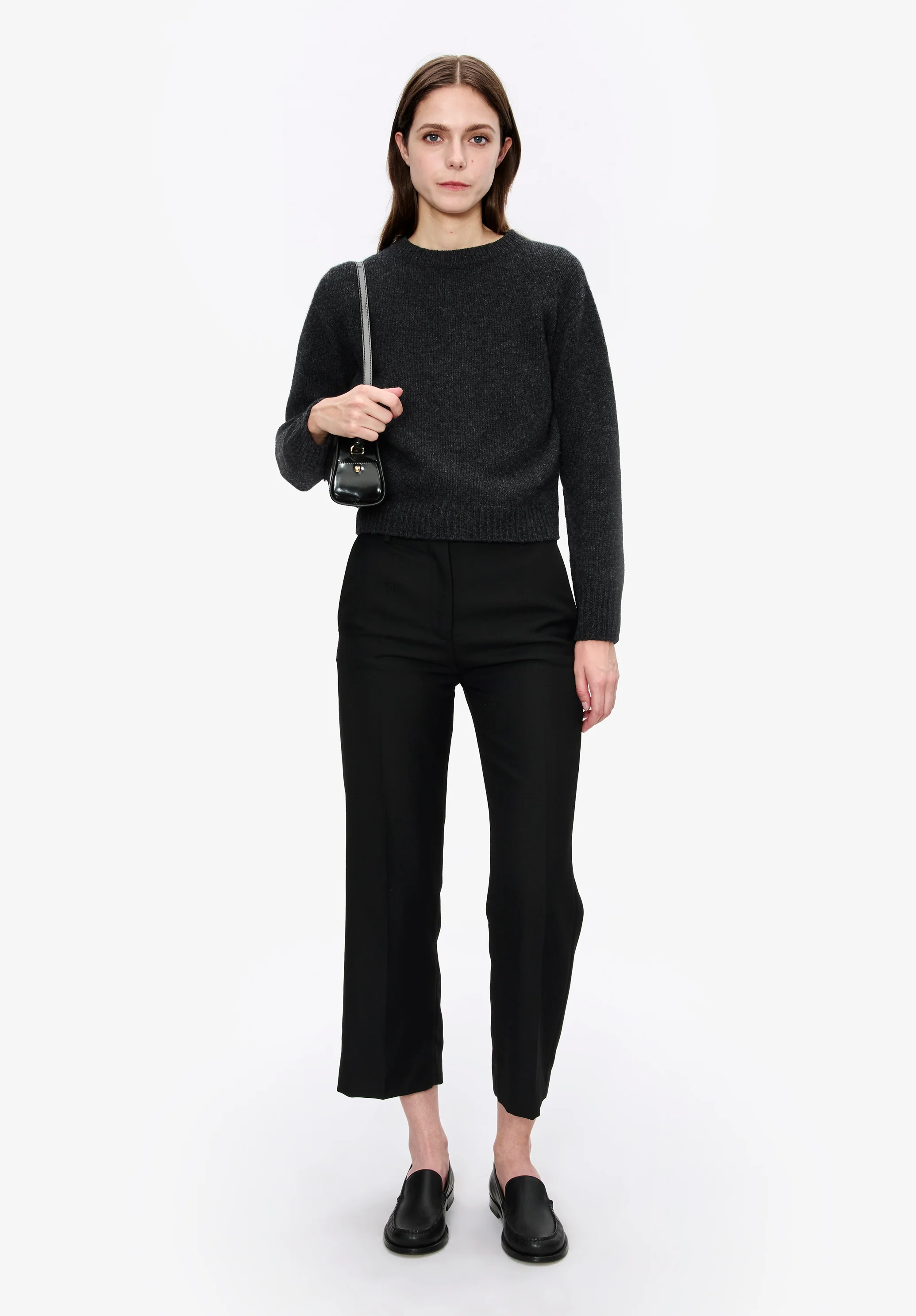 Short crew neck jumper - Image 2