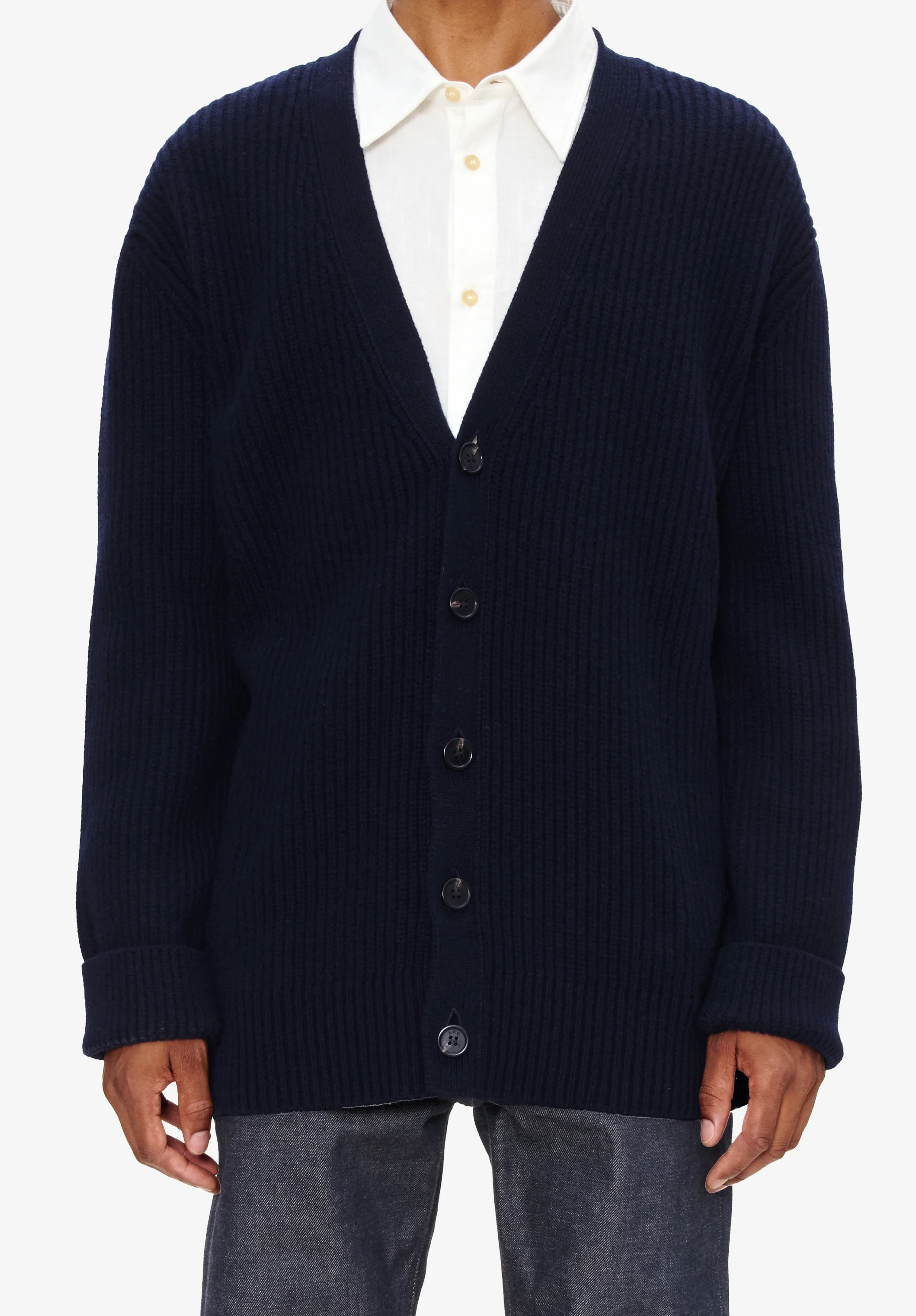 Wool-cashmere unisex cardigan - Image 6