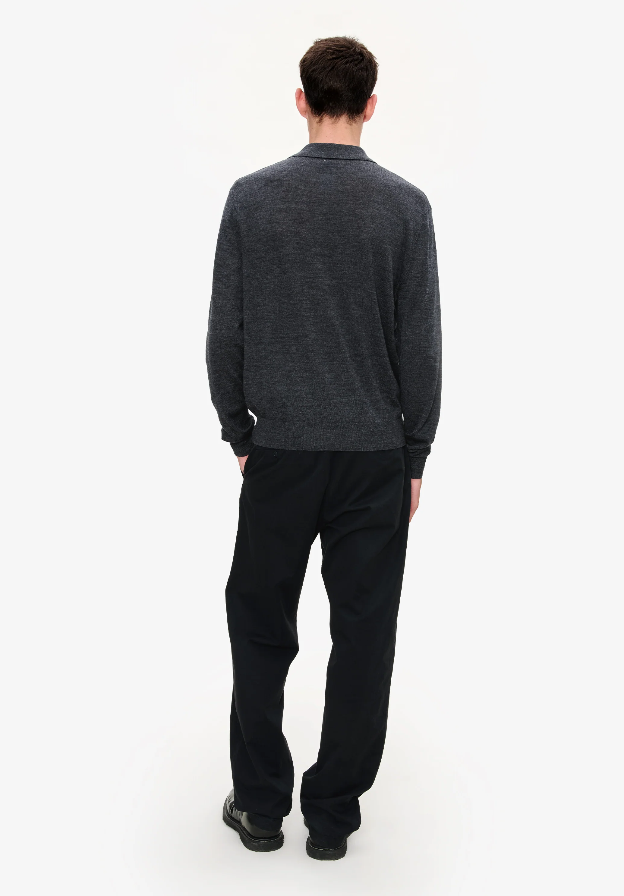 Wool polo shirt - Image 3